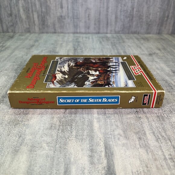 Advanced Dungeons & Dragons: Secret of the Silver Blades 1990 Tandy PC Big Box - Picture 5 of 16